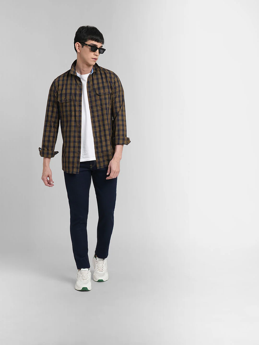 Dark Blue Low Rise Glenn Slim Fit Jeans