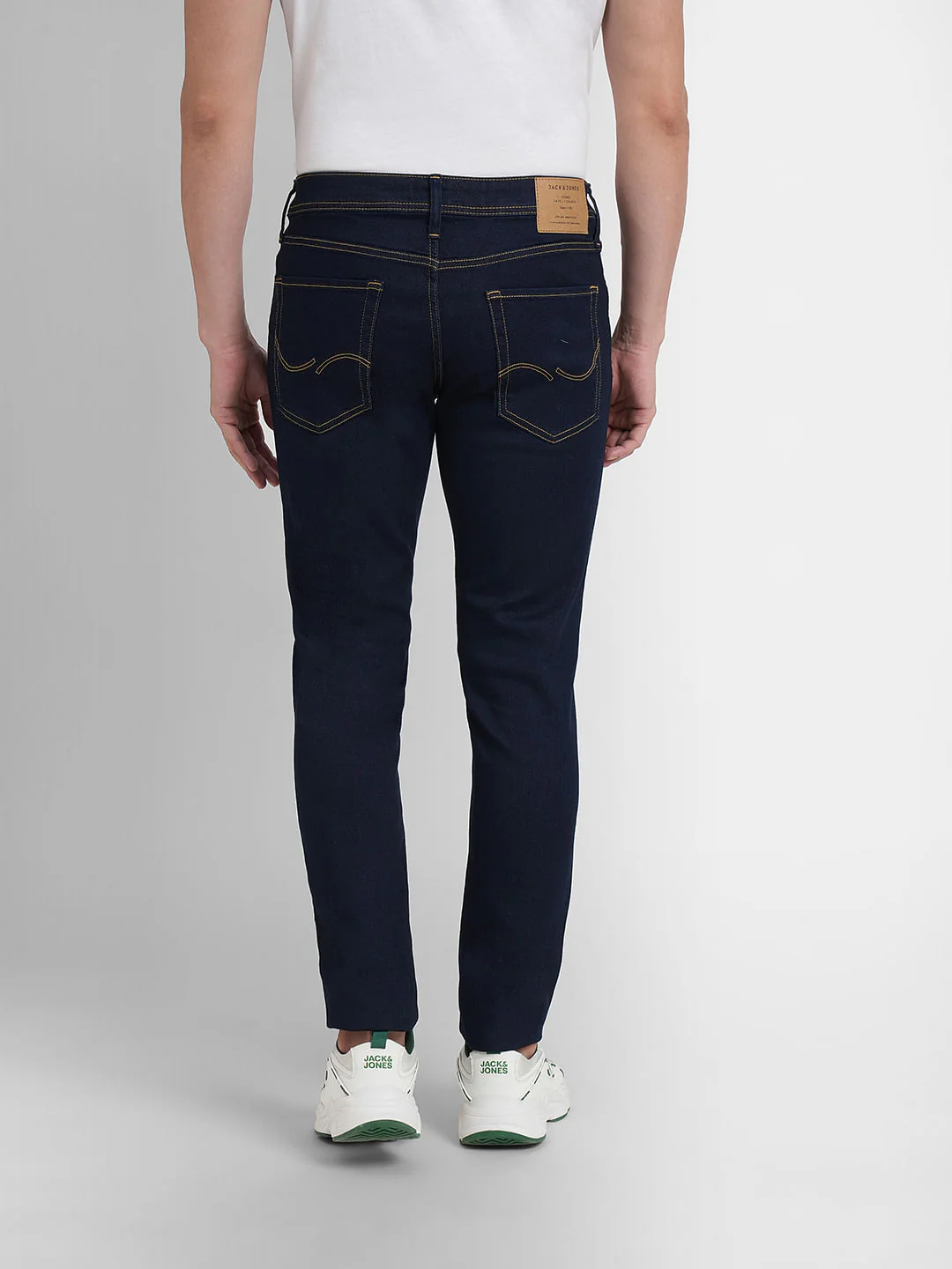 Dark Blue Low Rise Glenn Slim Fit Jeans - Image 4