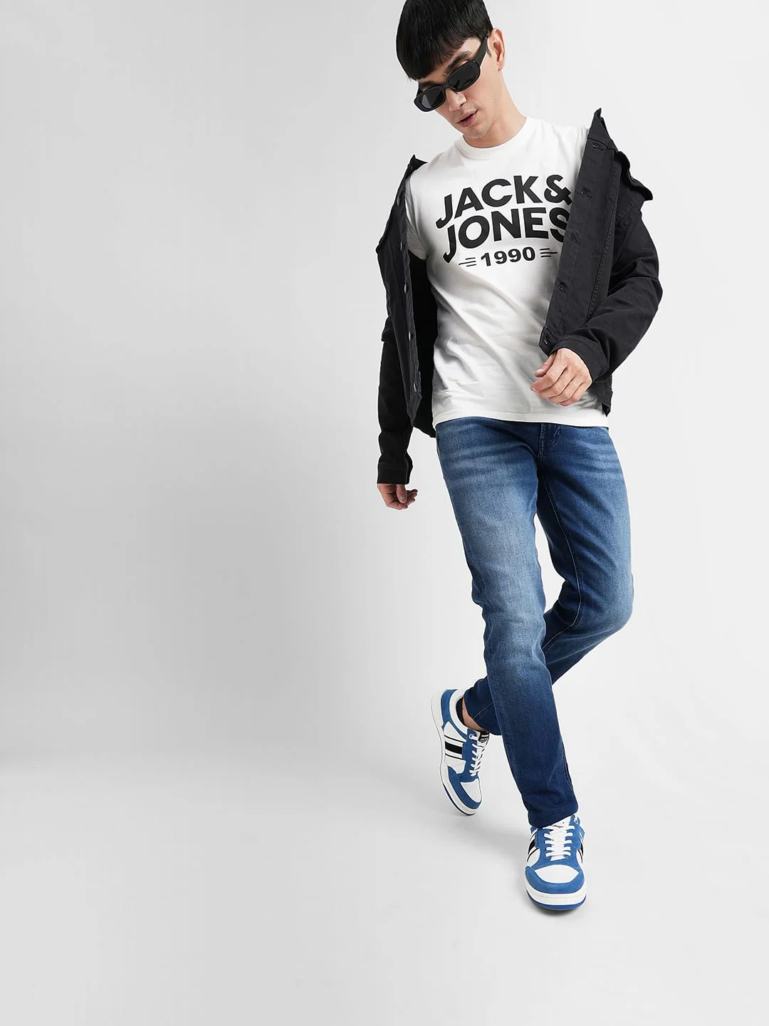 Blue Low Rise Ben Skinny Jeans