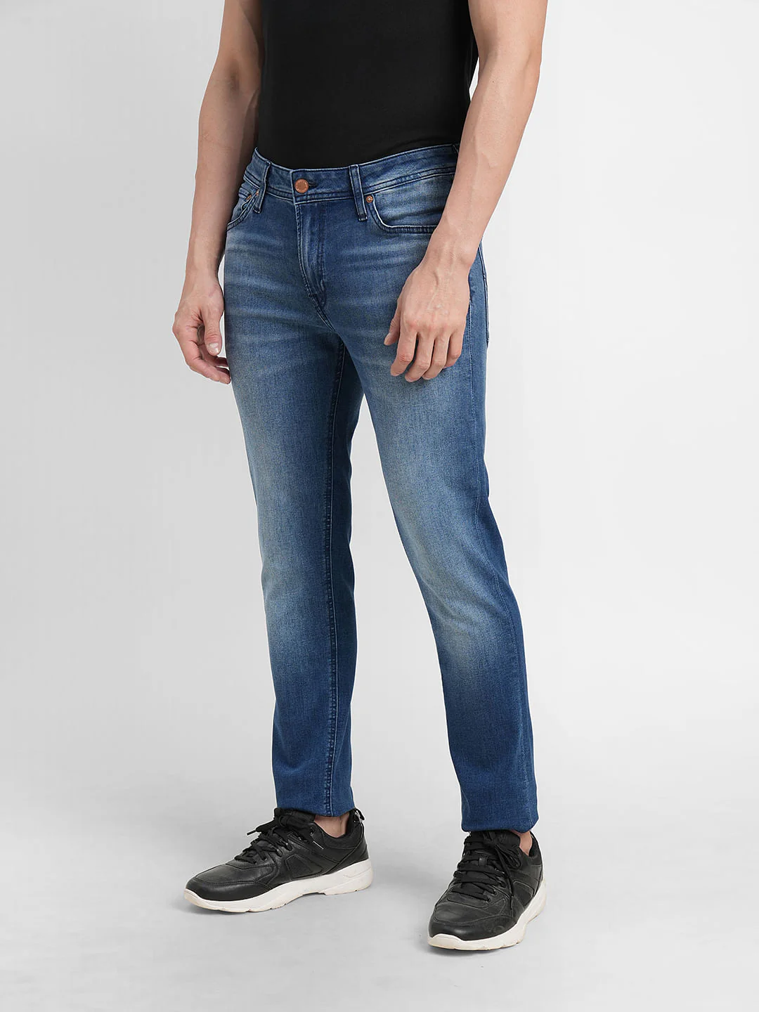 Blue Low Rise Ben Skinny Fit Jeans - Image 3
