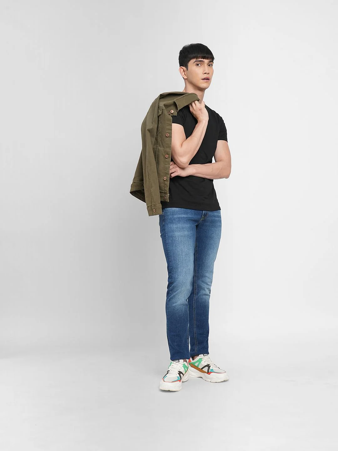 Blue Low Rise Ben Skinny Fit Jeans