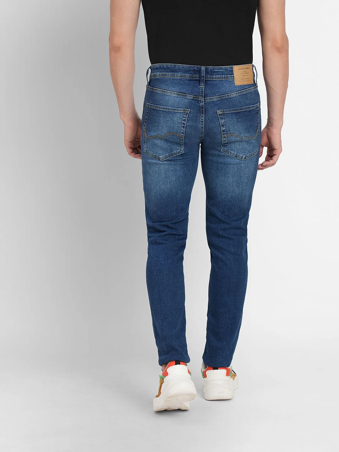 Blue Low Rise Ben Skinny Fit Jeans - Image 4