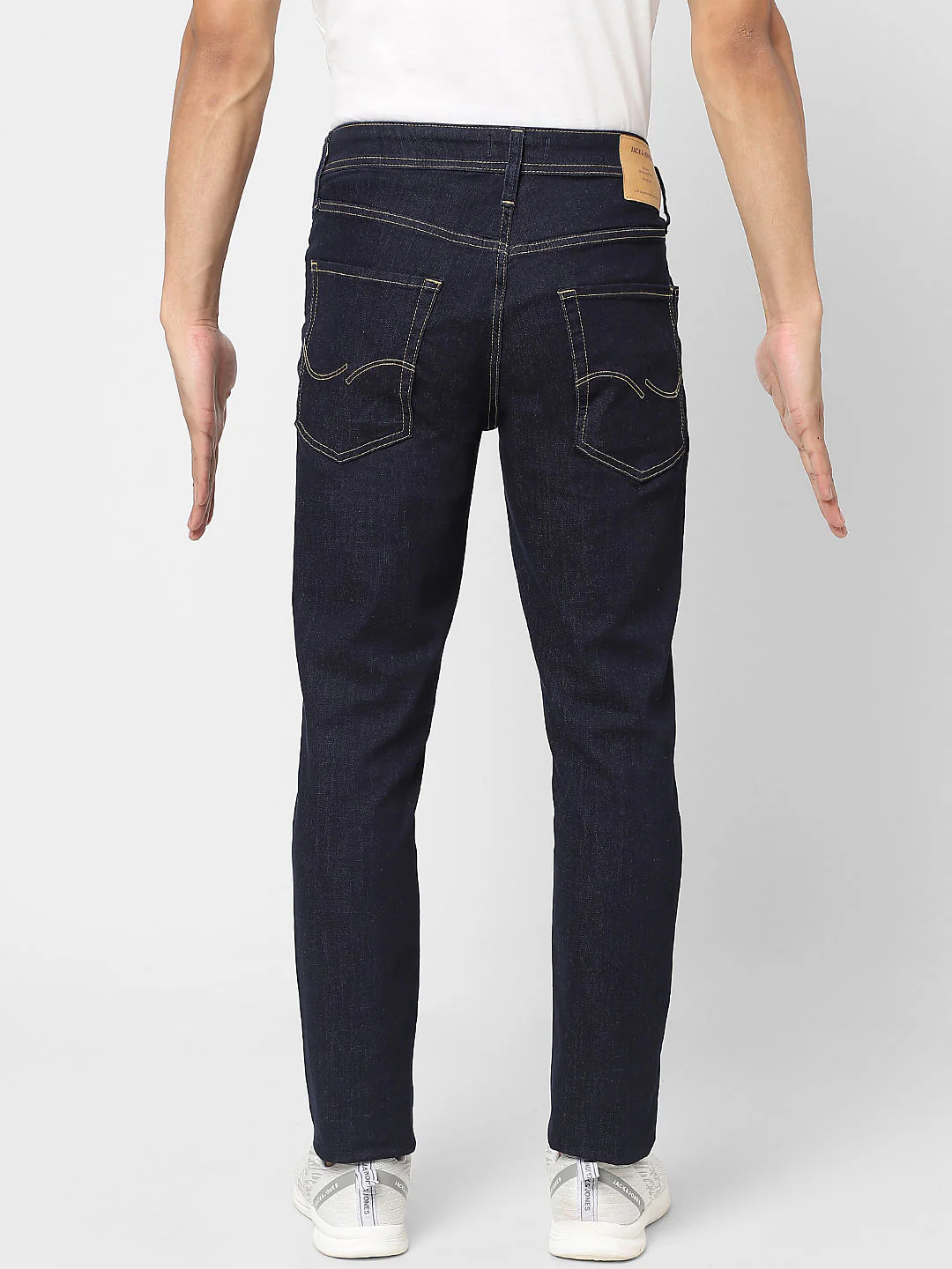 Dark Blue Low Rise Ben Skinny Jeans - Image 4