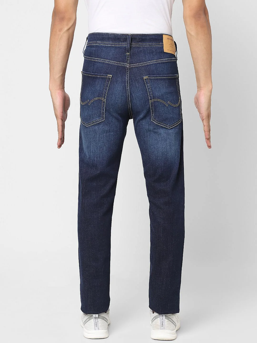 Dark Blue Low Rise Ben Skinny Jeans - Image 4