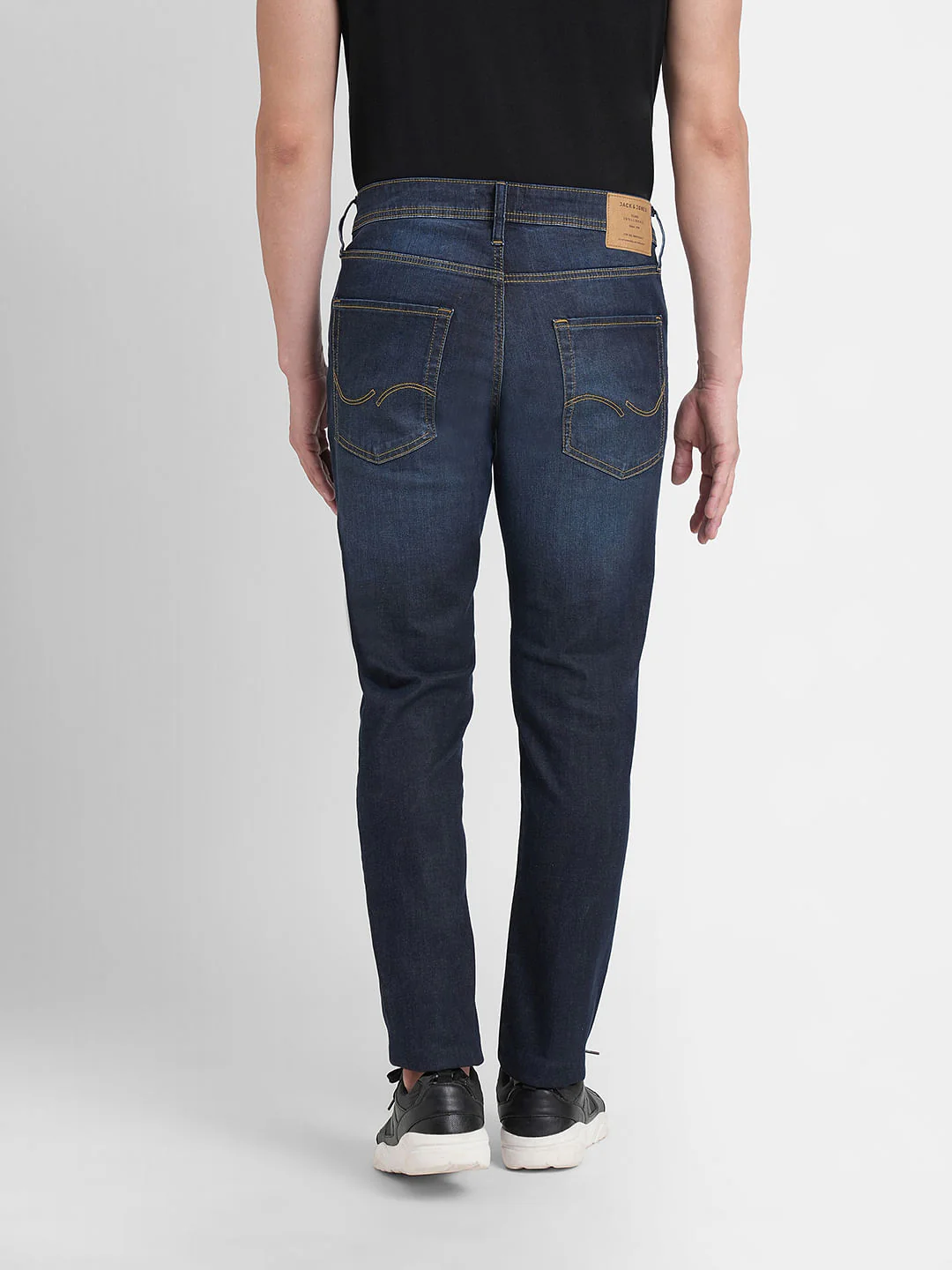 Dark Blue Low Rise Ben Skinny Jeans - Image 4