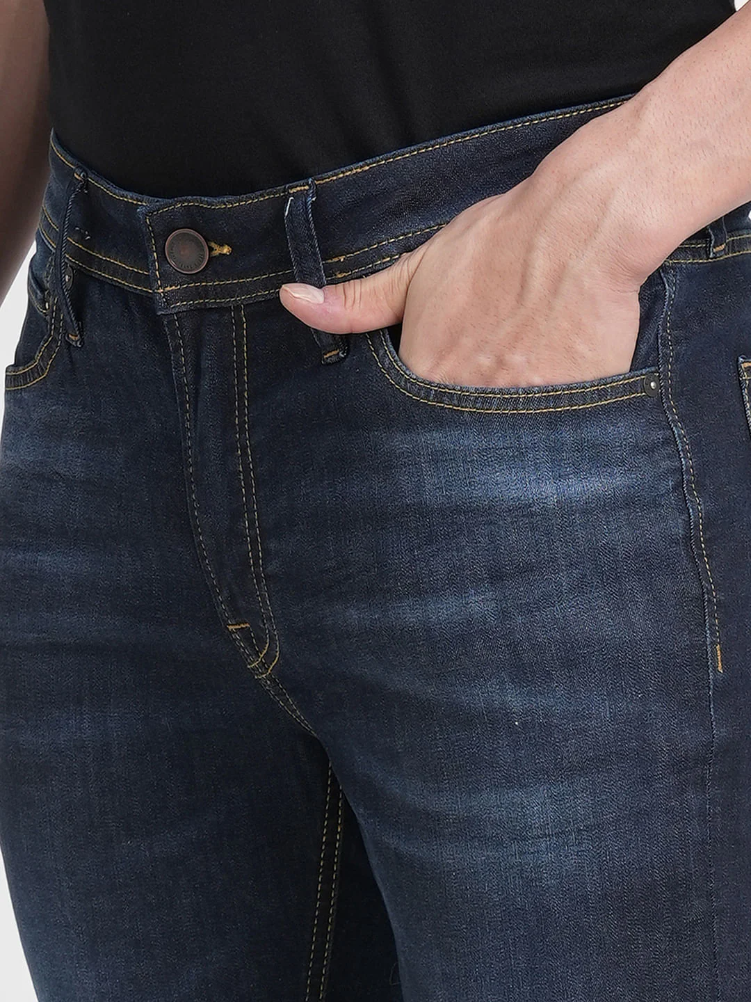 Dark Blue Low Rise Ben Skinny Jeans - Image 5
