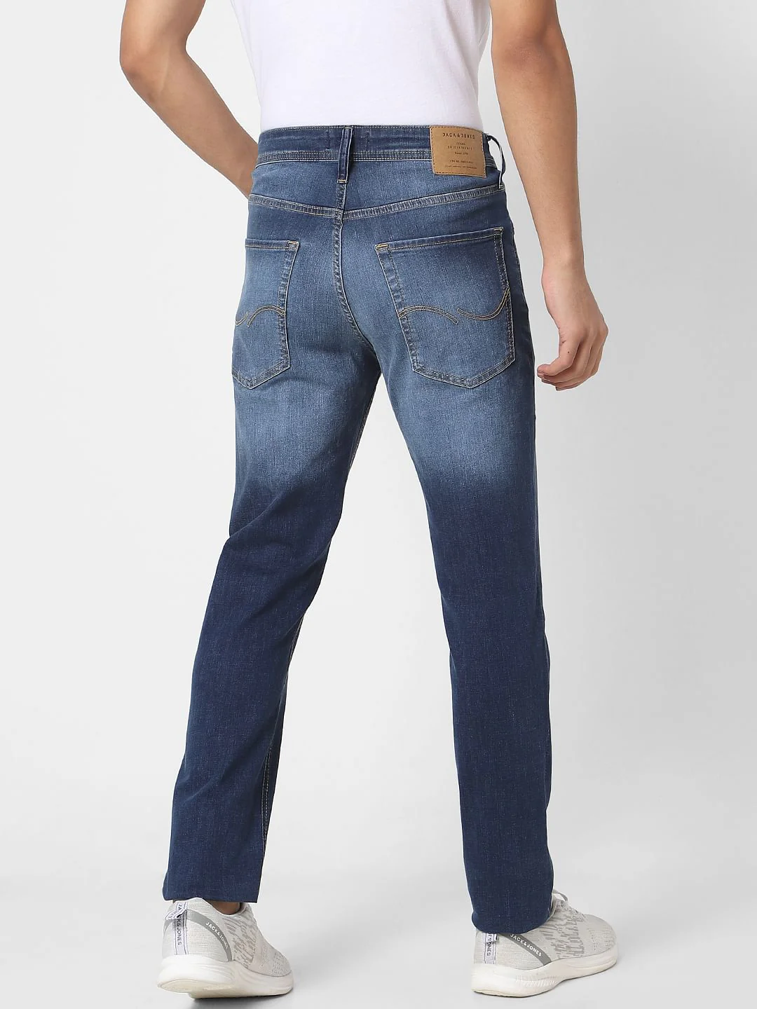 Dark Blue Low Rise Ben Skinny Jeans - Image 4