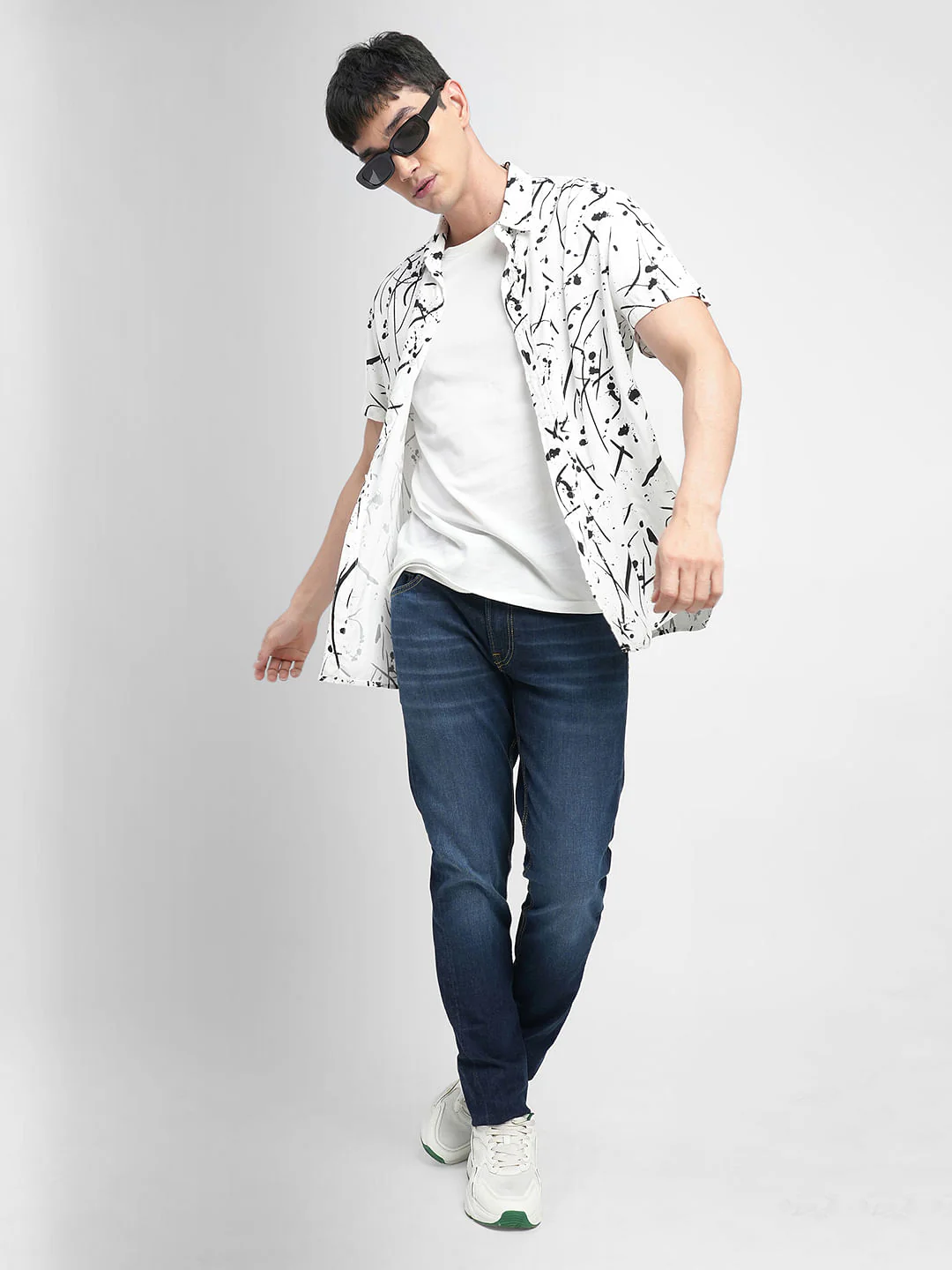 Dark Blue Low Rise Ben Skinny Jeans