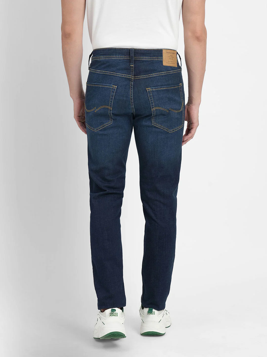 Dark Blue Low Rise Ben Skinny Jeans - Image 4