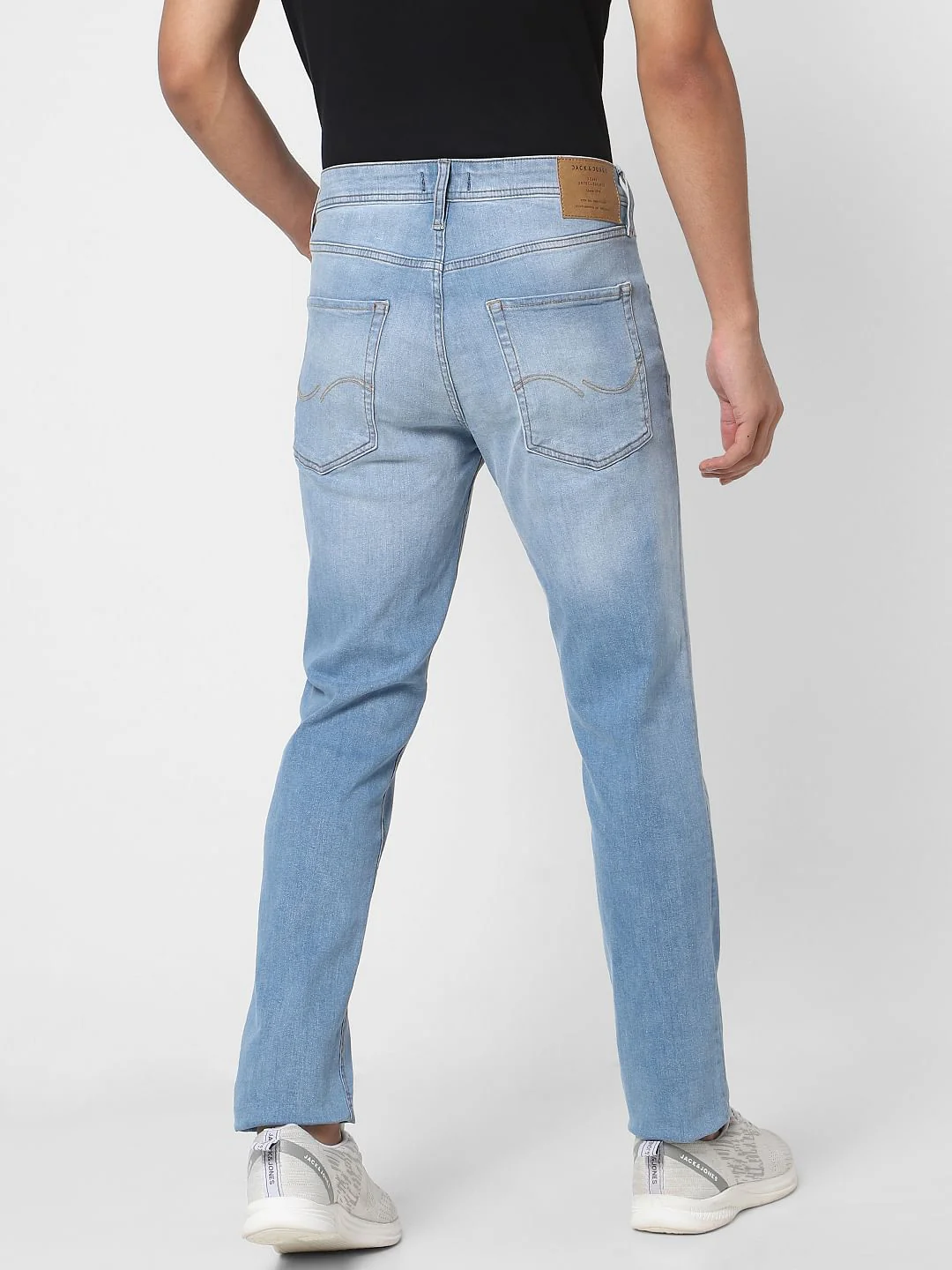 Light Blue Low Rise Ben Skinny Jeans - Image 4