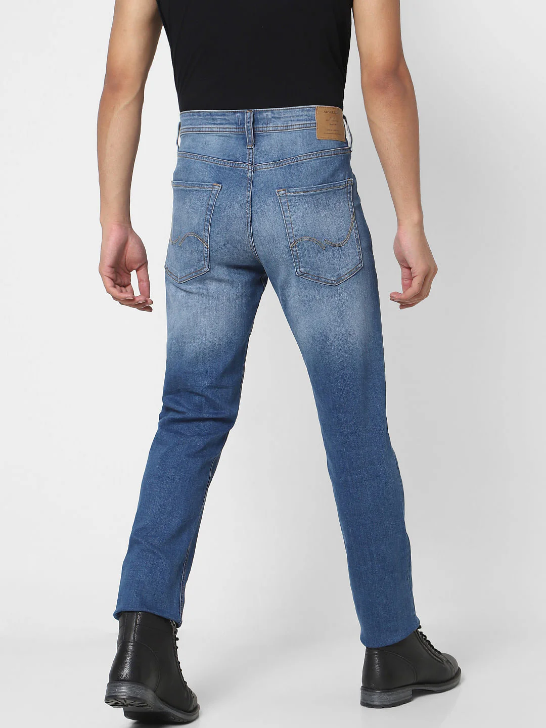 Light Blue Low Rise Ben Skinny Jeans - Image 4
