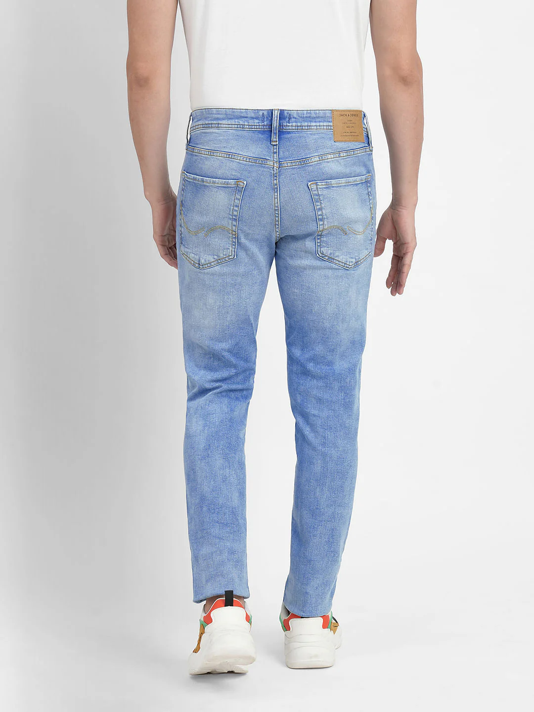 Light Blue Low Rise Ben Skinny Jeans - Image 4