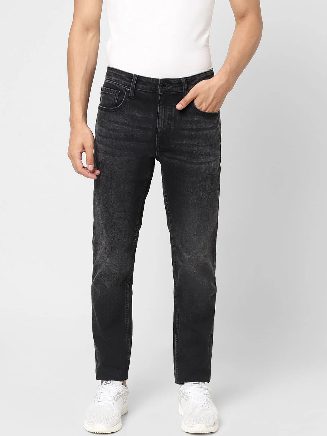 Black Low Rise Ben Skinny Jeans - Image 2