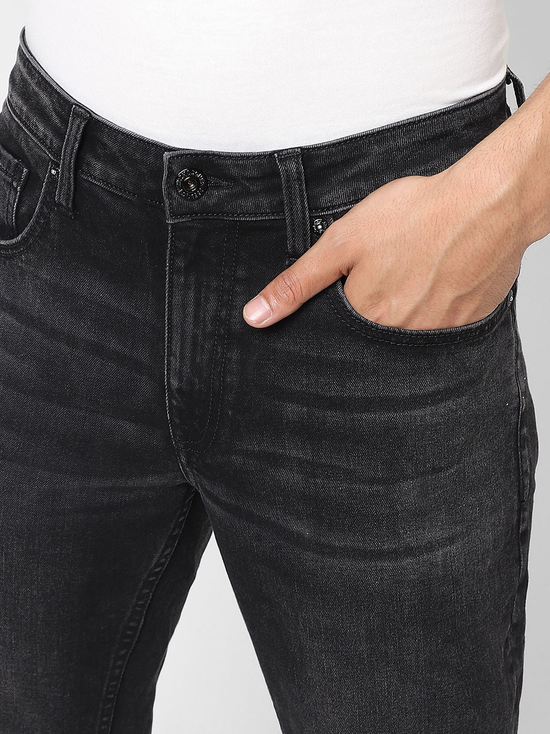Black Low Rise Ben Skinny Jeans - Image 5