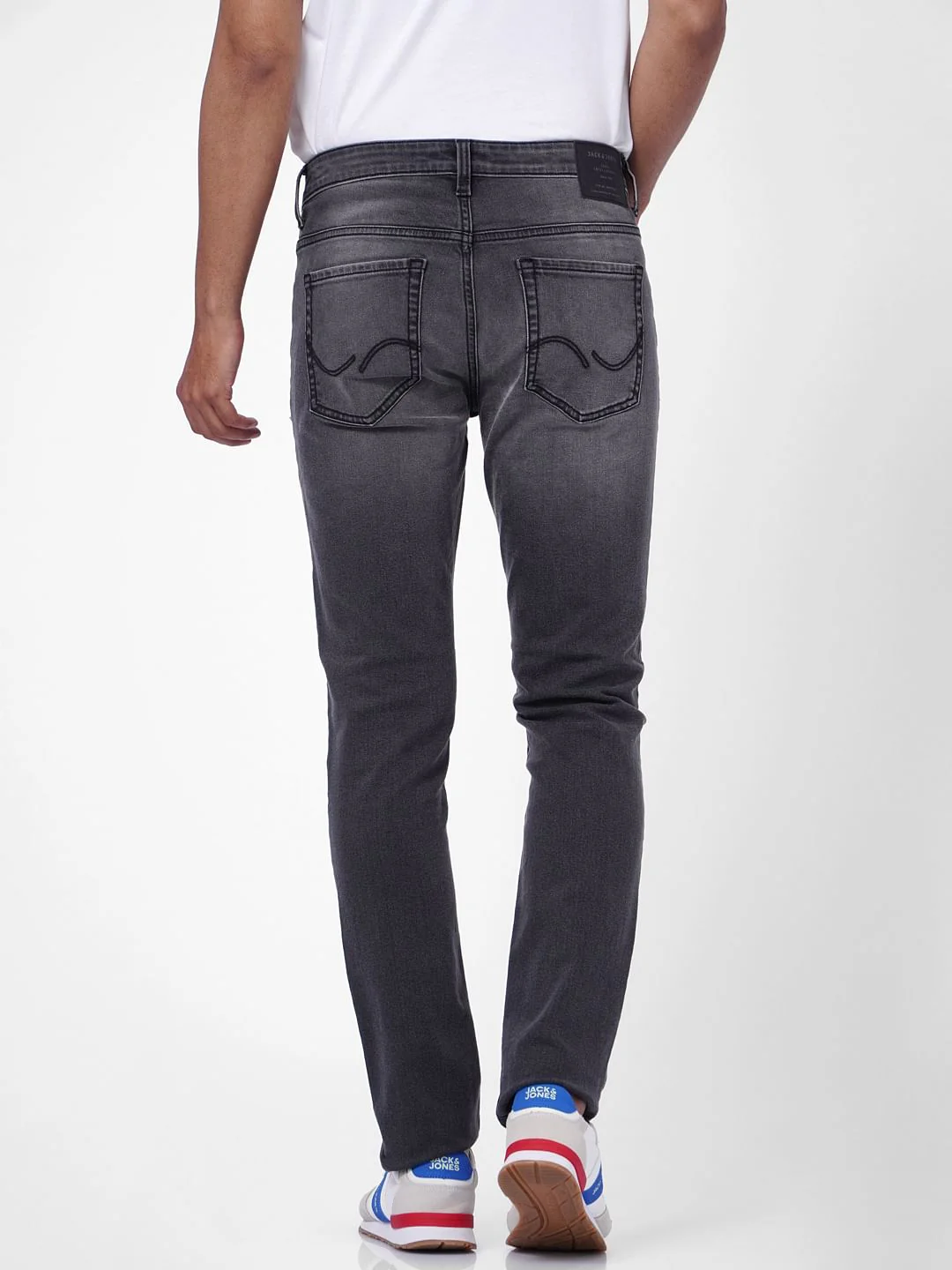 Dark Grey Low Rise Ben Skinny Jeans - Image 4