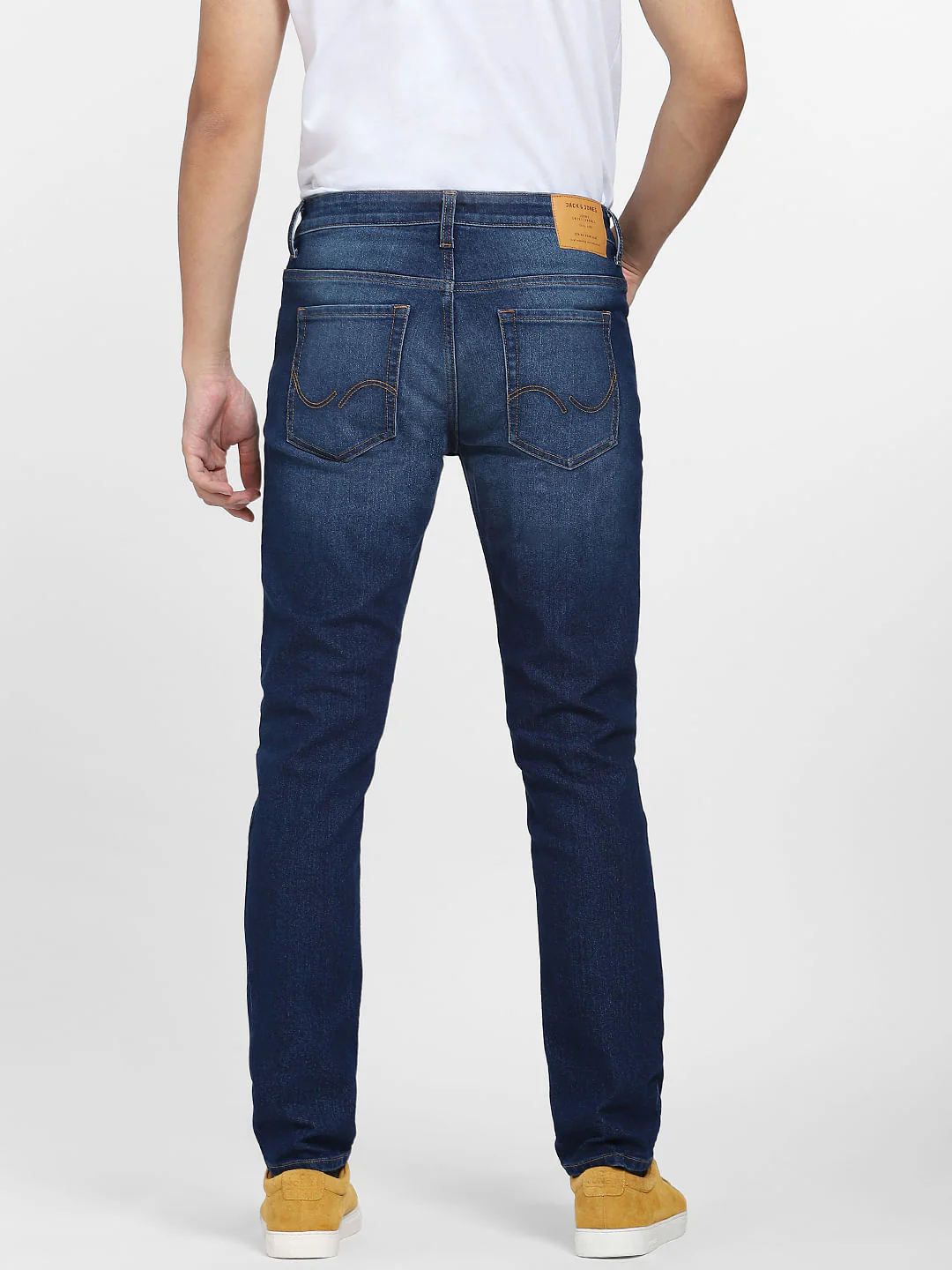 Blue Low Rise Ben Skinny Fit Jeans - Image 4