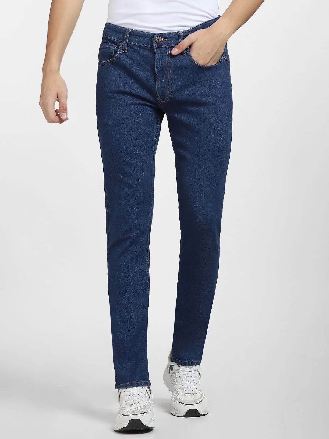 Blue Low Rise Ben Skinny Jeans - Image 2