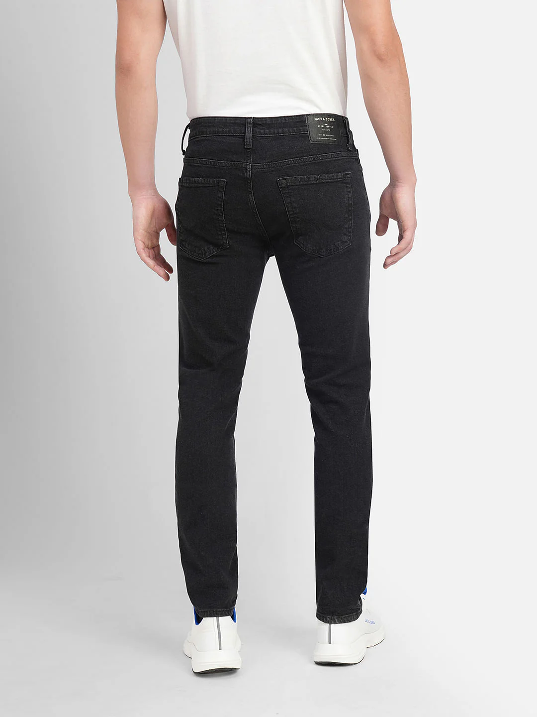 Black Low Rise Ben Skinny Fit Jeans - Image 4