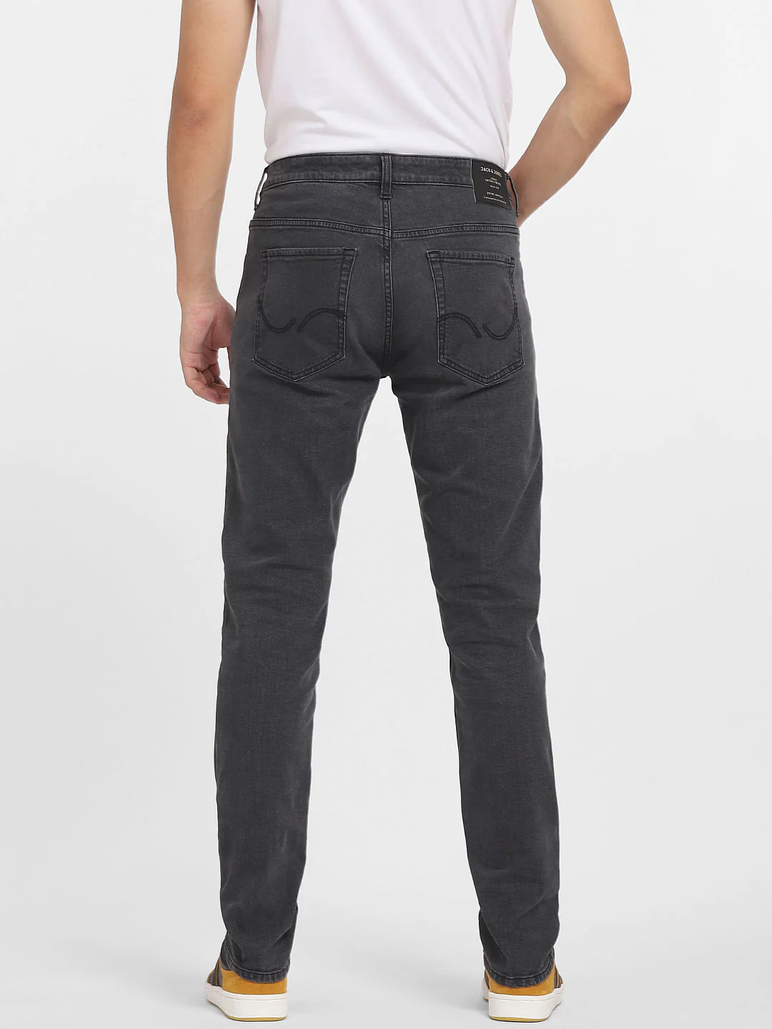 Dark Grey Low Rise Ben Skinny Jeans - Image 4
