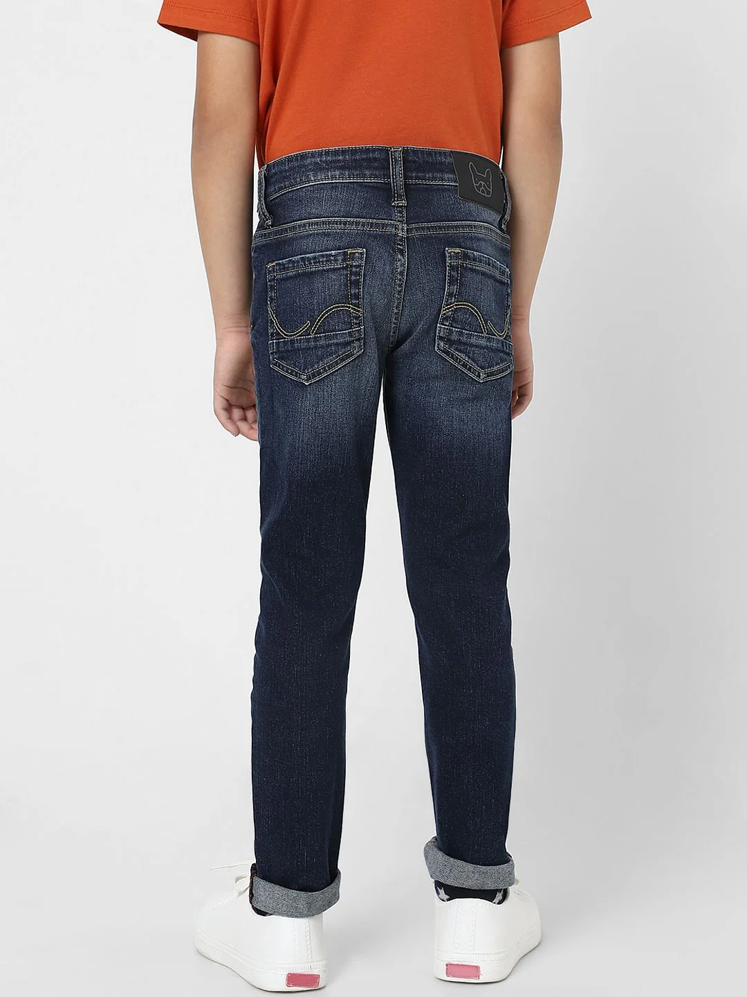 Boys Blue Mid Rise Glenn Slim Fit Jeans - Image 4