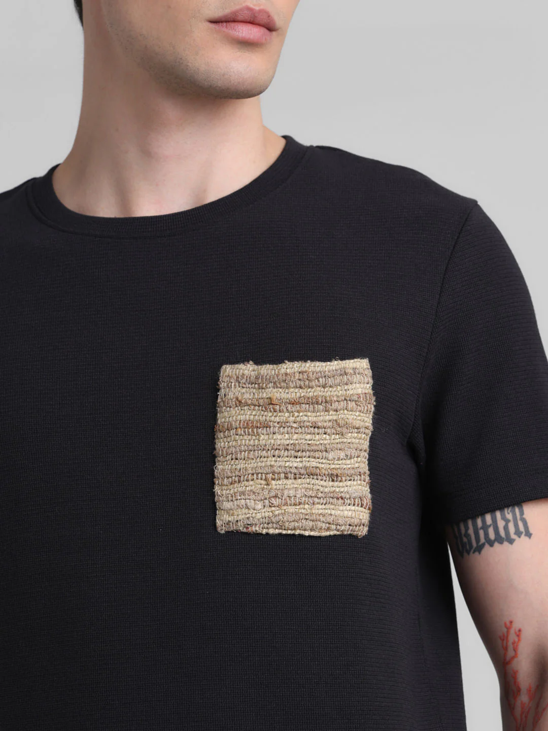 Black Patch Pocket T-shirt - Image 5