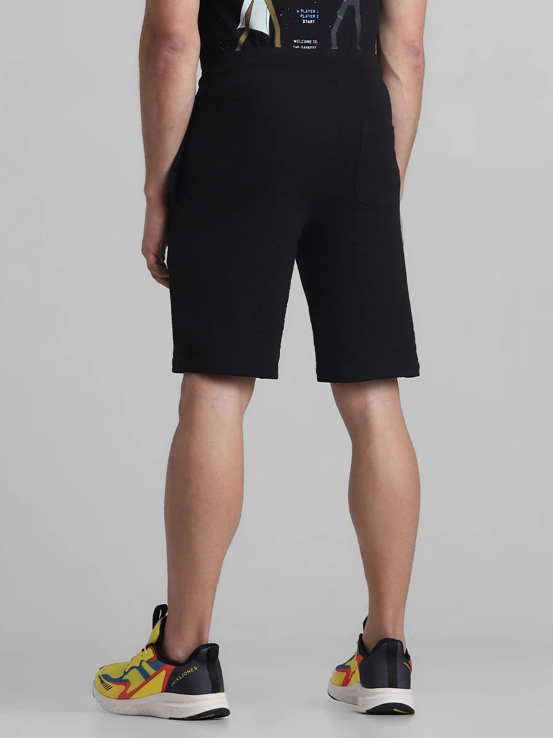 RICK & MORTY Black Printed Co-ord Set Shorts - Image 3