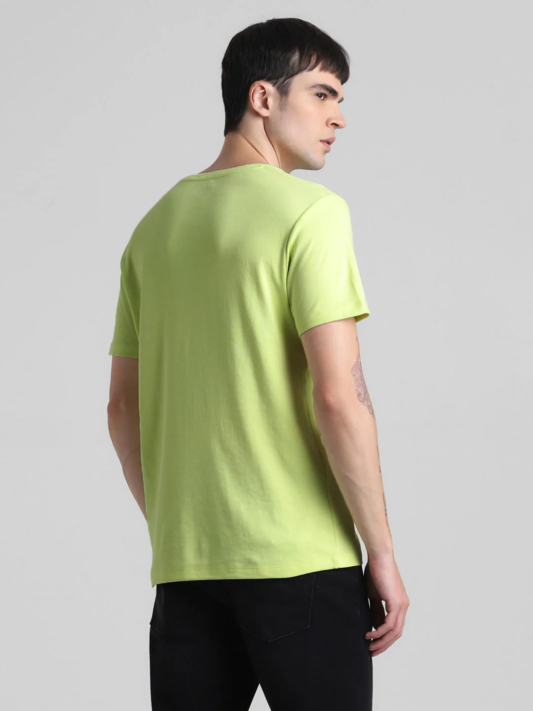 Green Applique Pocket T-shirt - Image 4