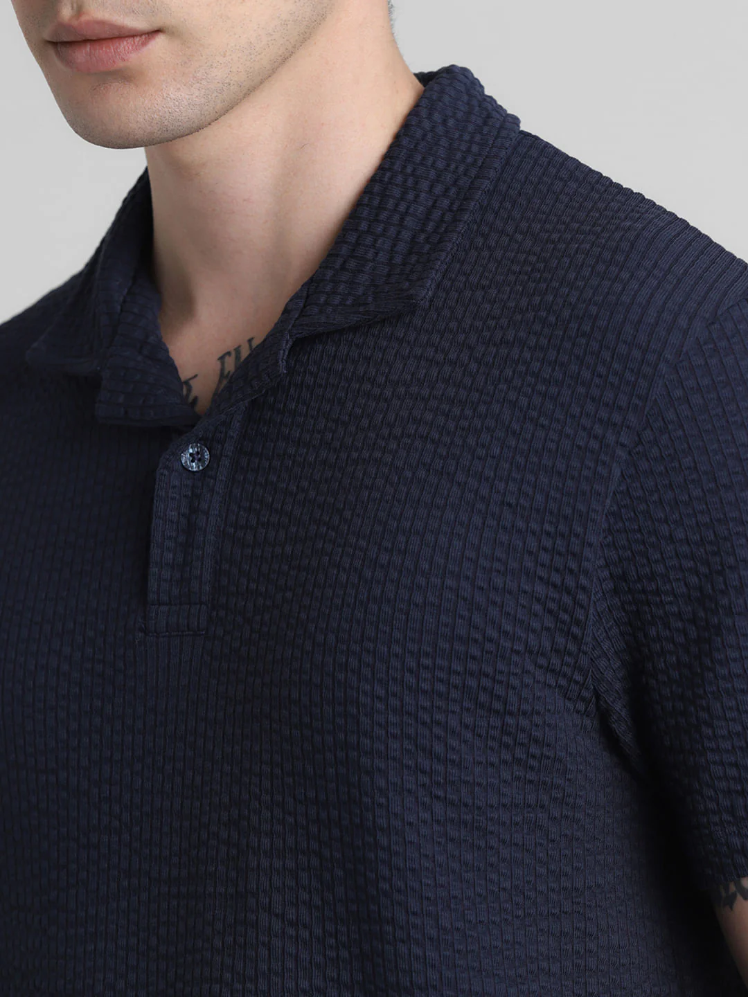 Navy Blue Polo T-shirt - Image 5
