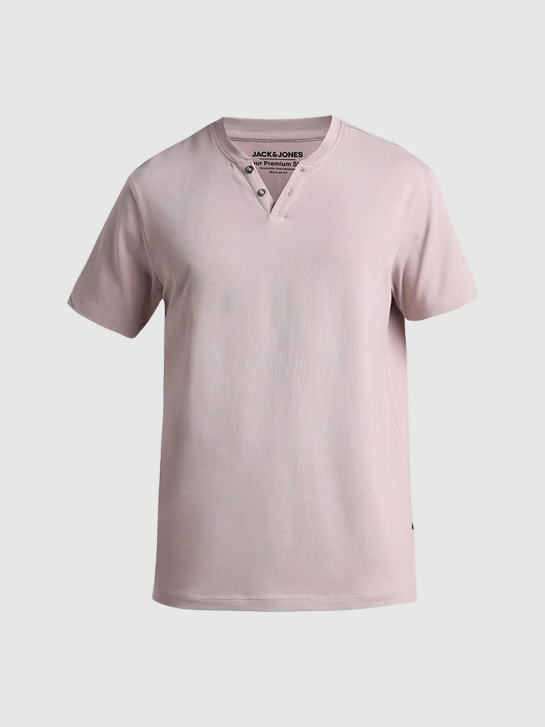 Peach Henley T-shirt - Image 7