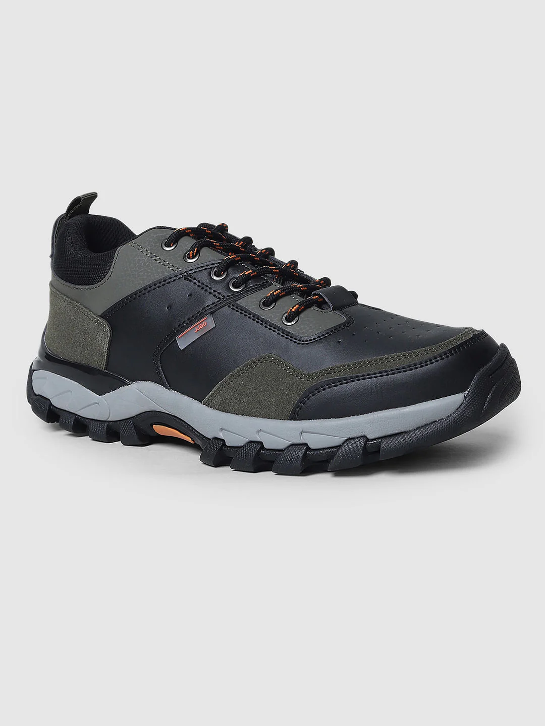 Black Lace Up Sneakers - Image 4