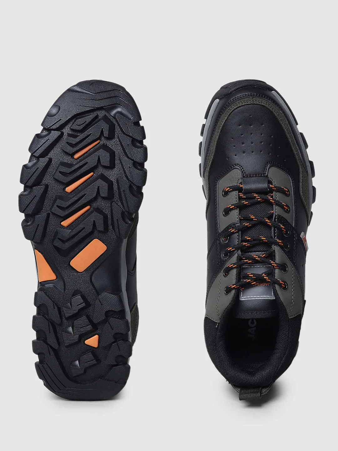 Black Lace Up Sneakers - Image 5