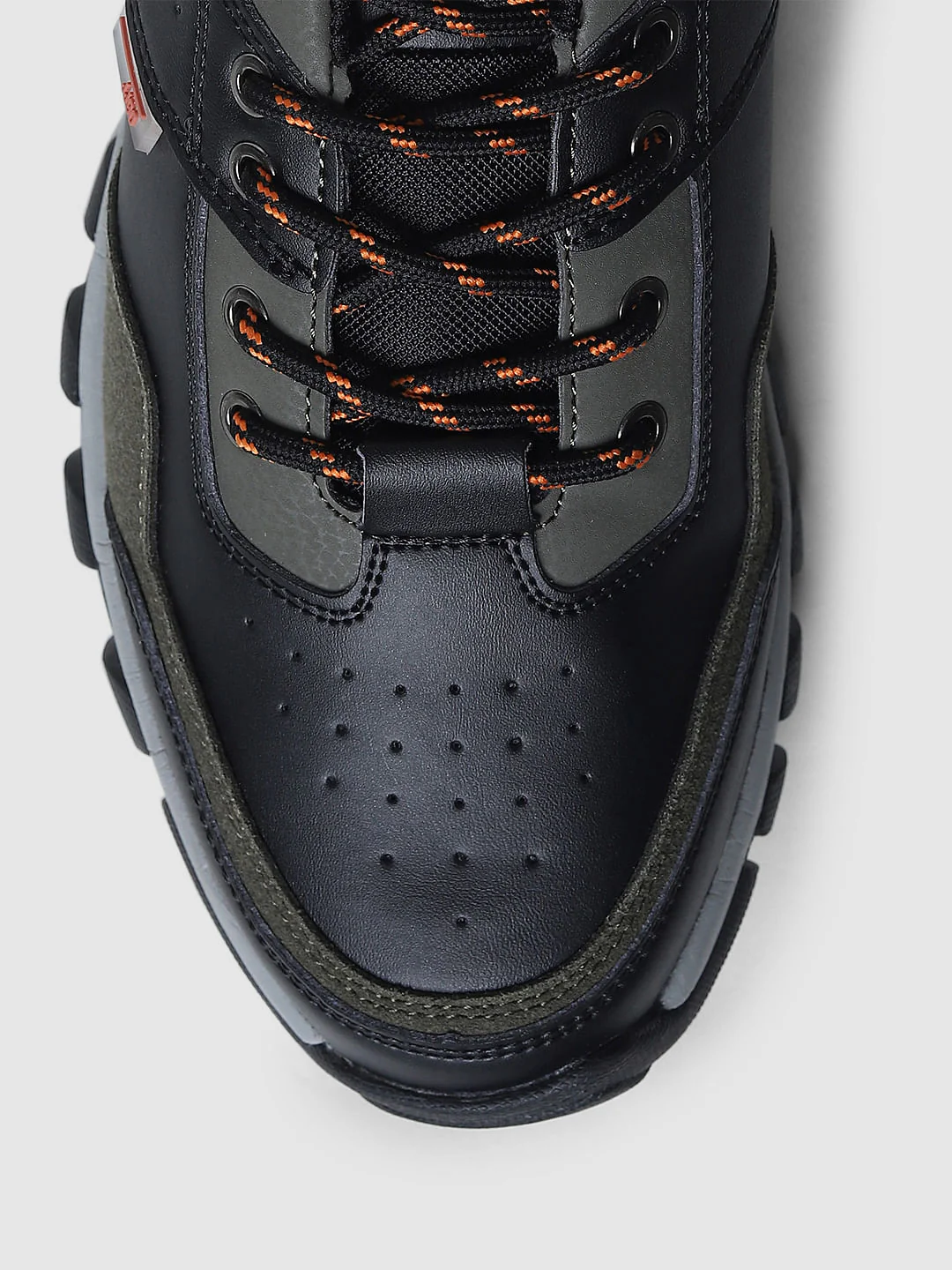 Black Lace Up Sneakers - Image 7