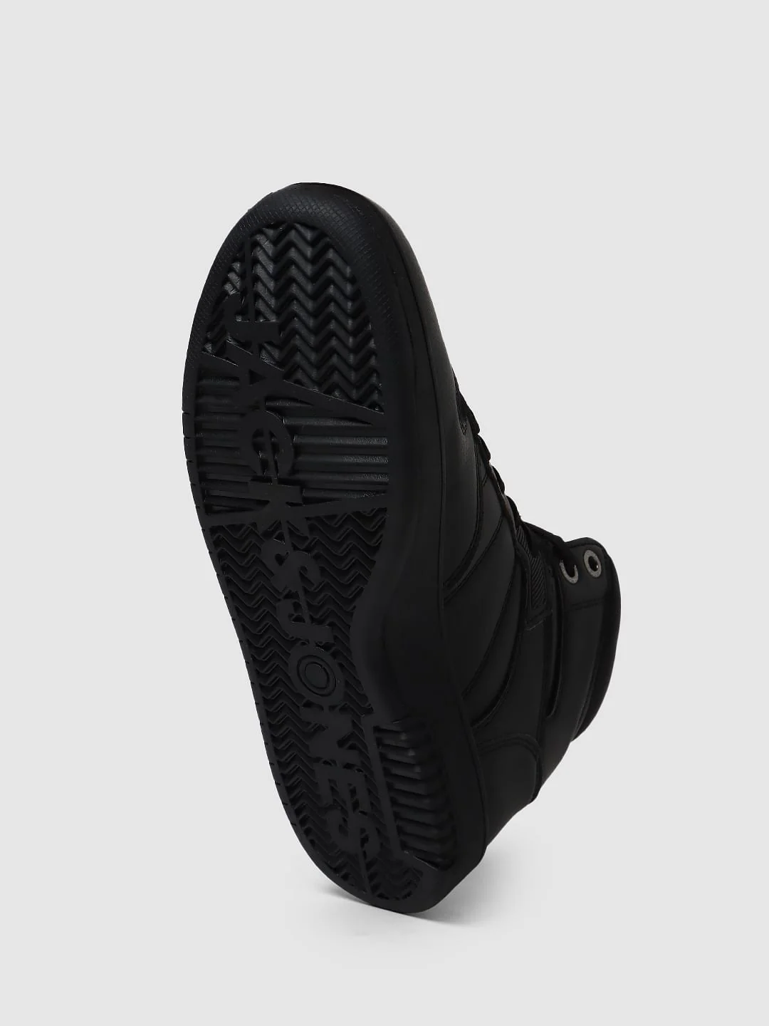 Black Hi-Top Sneakers - Image 10