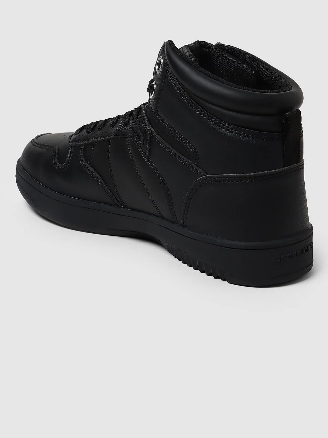 Black Hi-Top Sneakers - Image 6