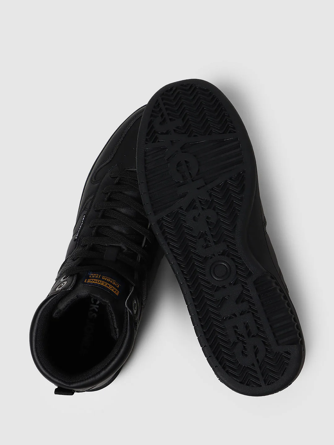 Black Hi-Top Sneakers - Image 9
