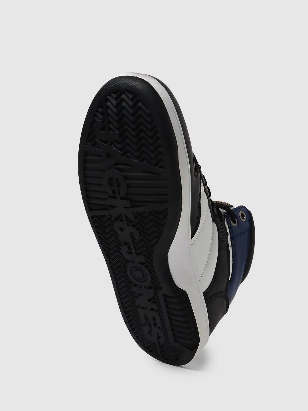 White Colourblocked Hi-Top Sneakers - Image 10