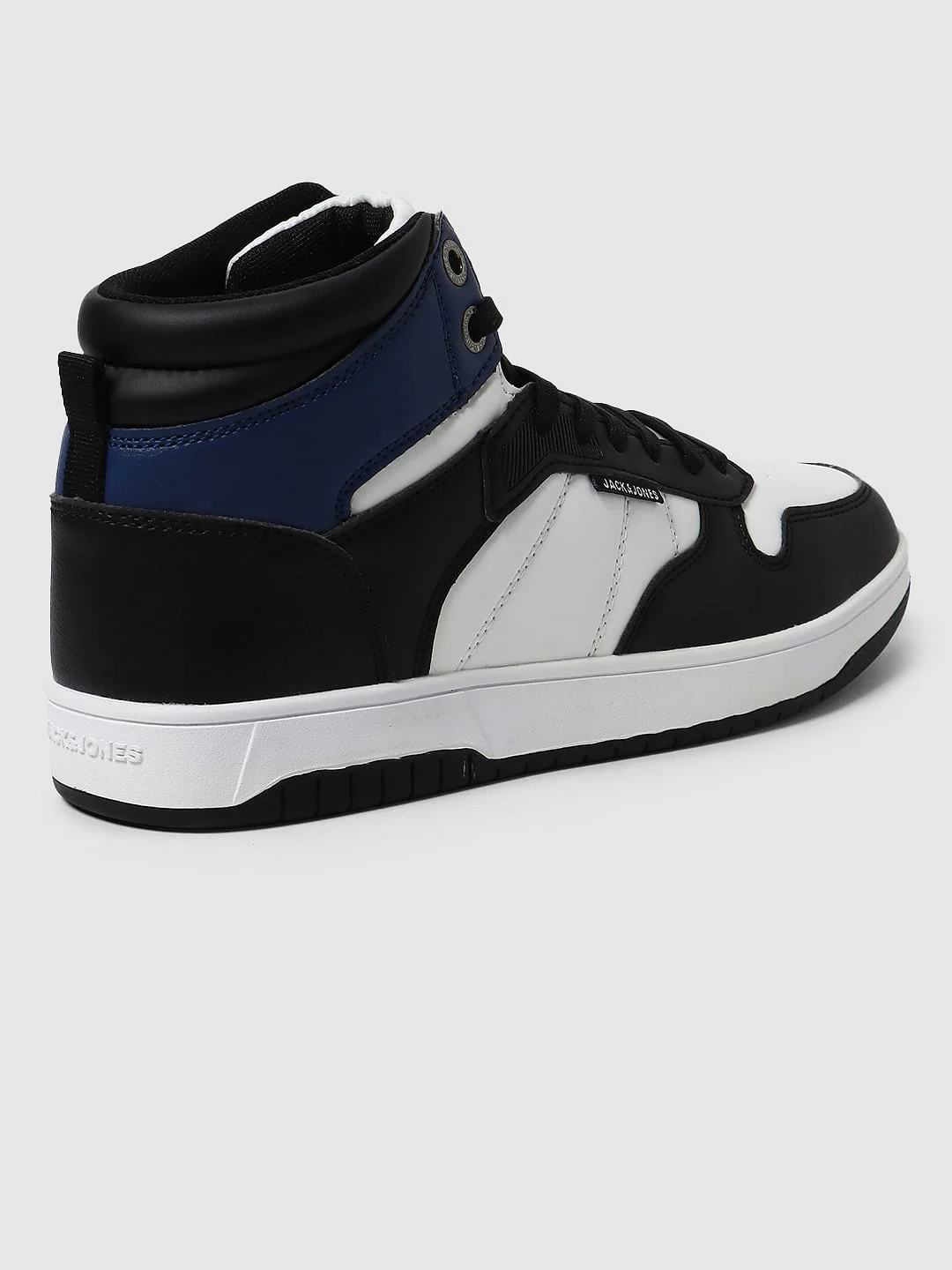 White Colourblocked Hi-Top Sneakers - Image 5