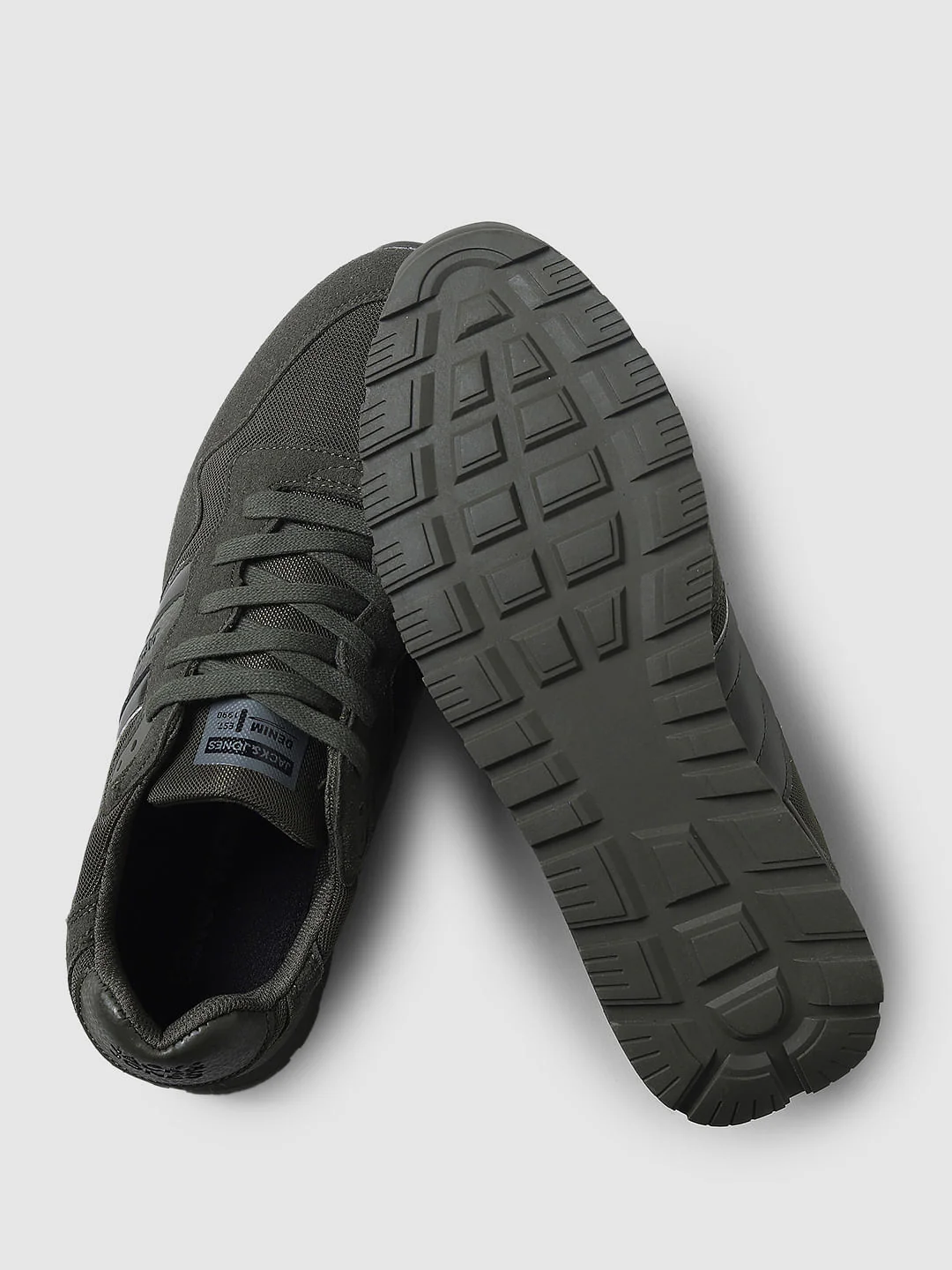 Green Mesh Detail Sneakers - Image 6