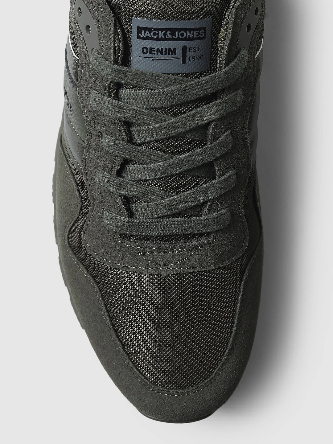 Green Mesh Detail Sneakers - Image 7