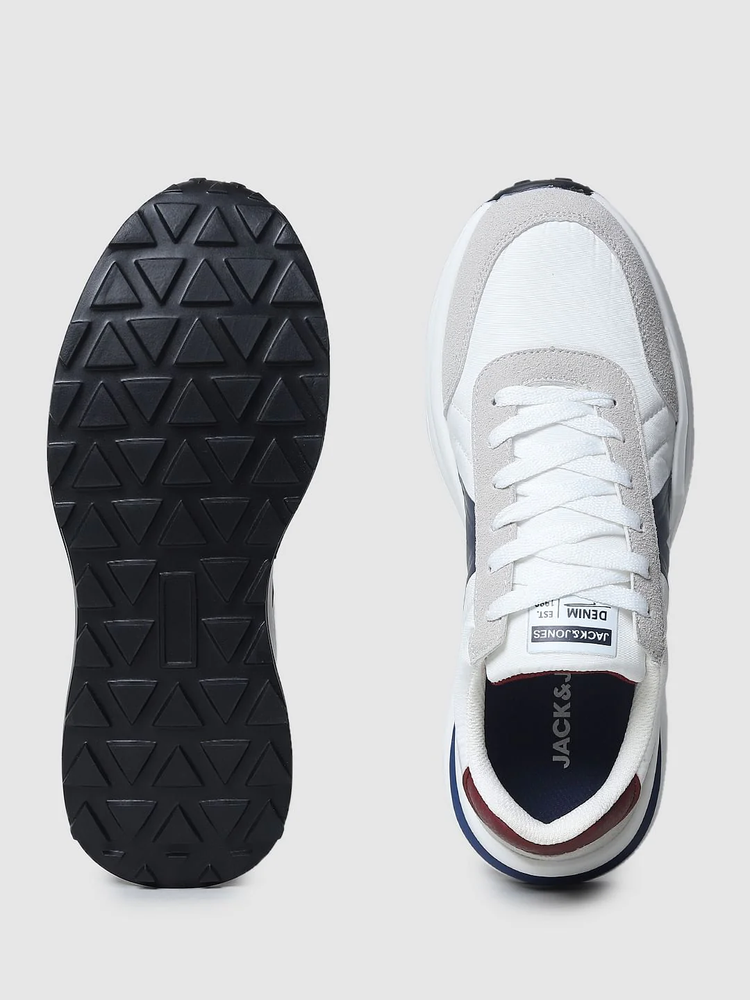 White Tape Detail Sneakers - Image 5