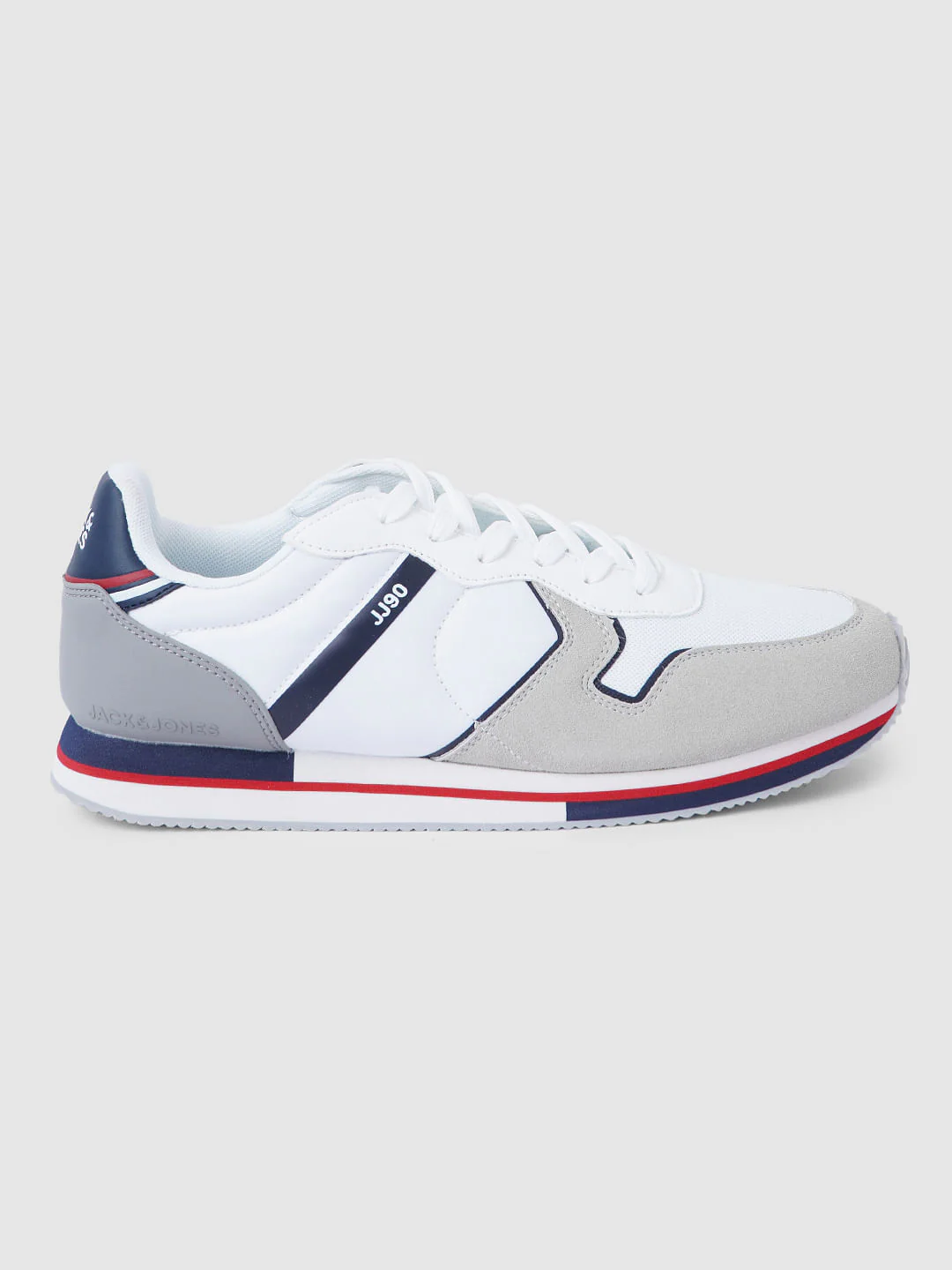 White Colourblocked Sneakers - Image 3