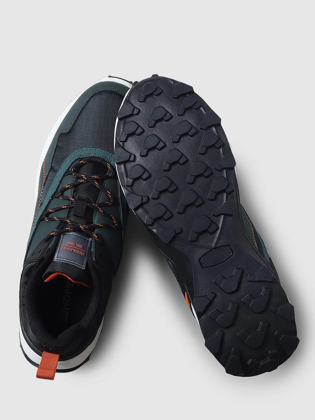 Dark Green Colourblocked Sneakers - Image 6