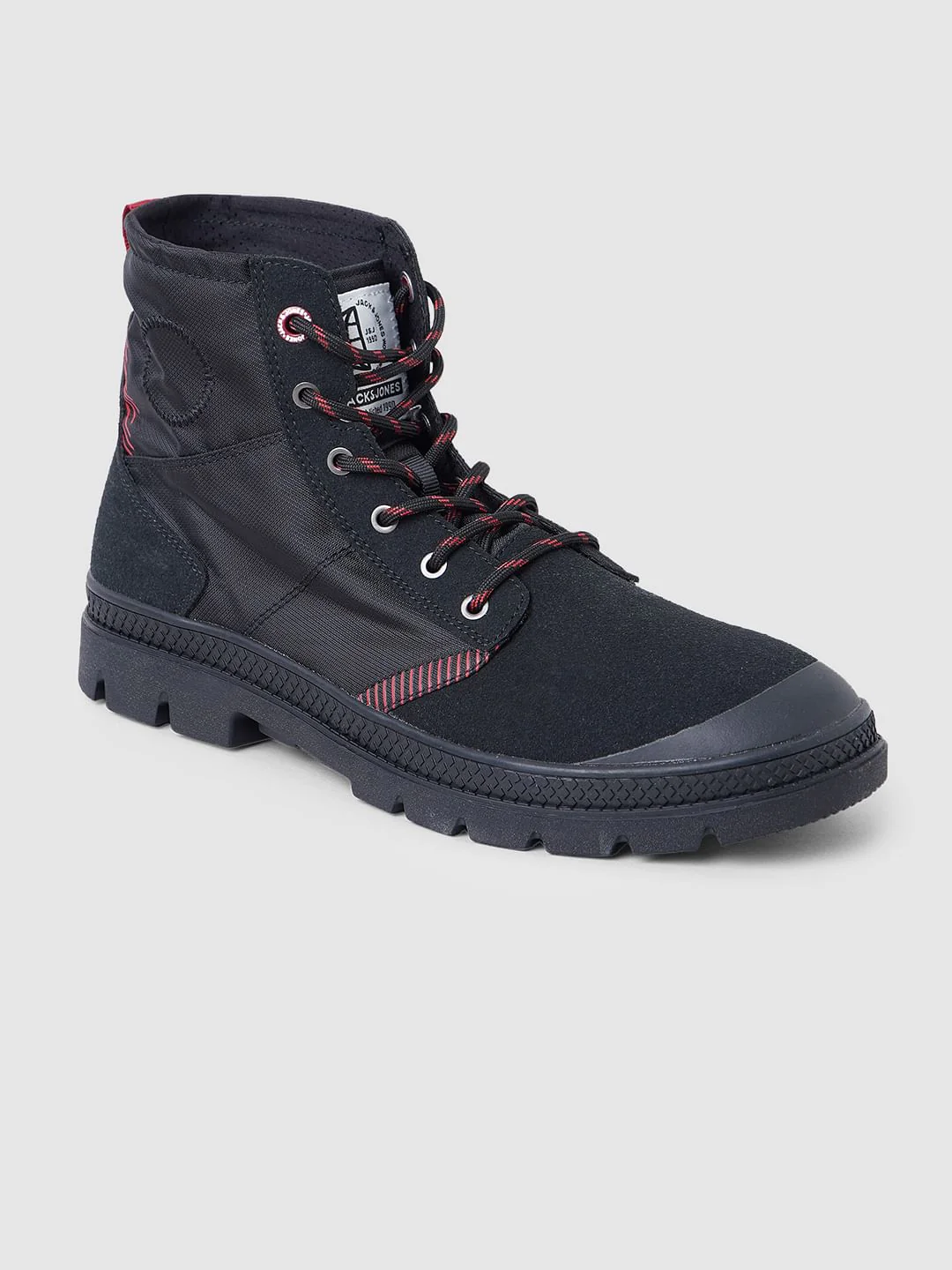 Black High-Top Boots - Image 4