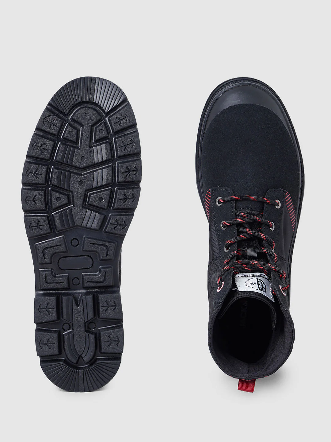 Black High-Top Boots - Image 5