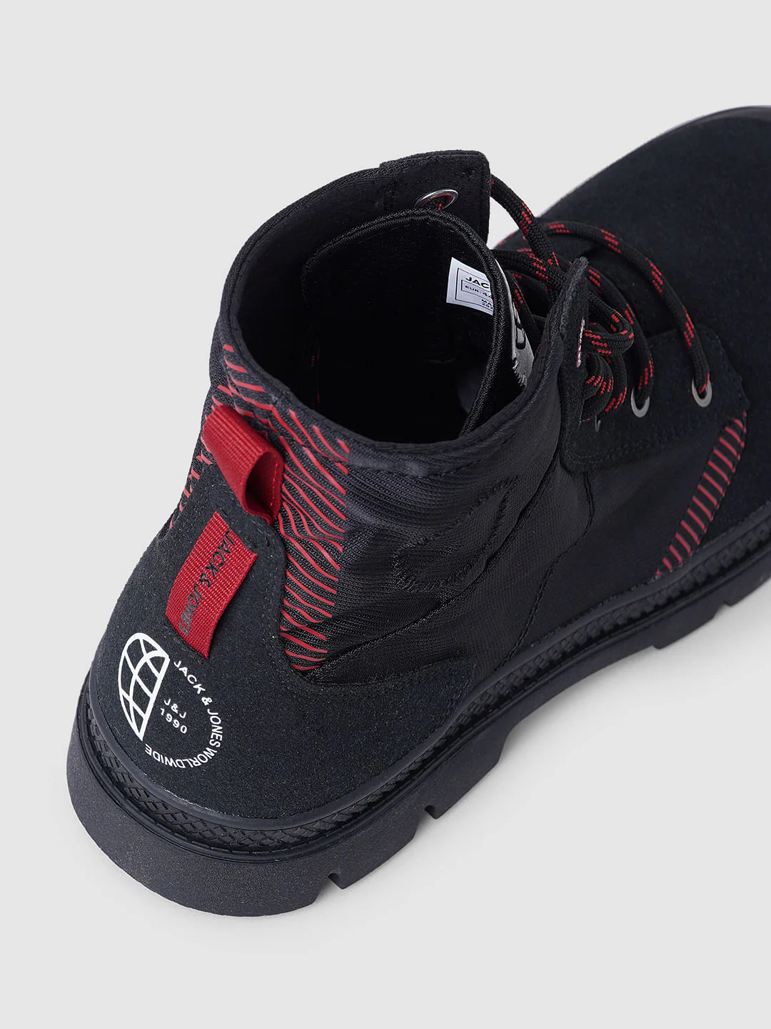 Black High-Top Boots - Image 8