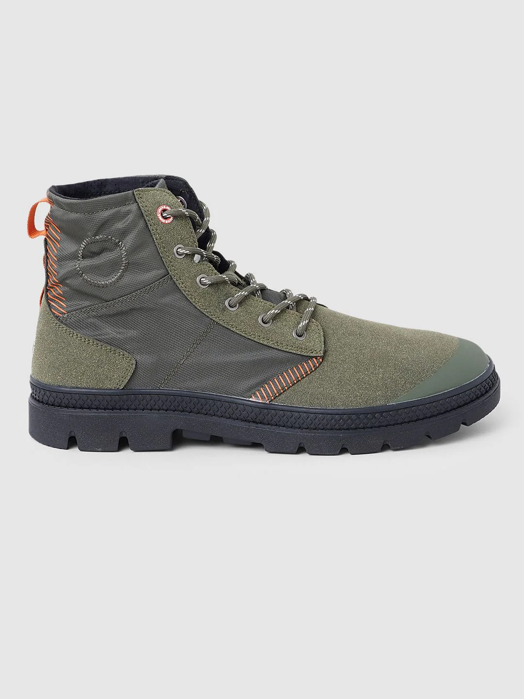 Green High-Top Boots - Image 3