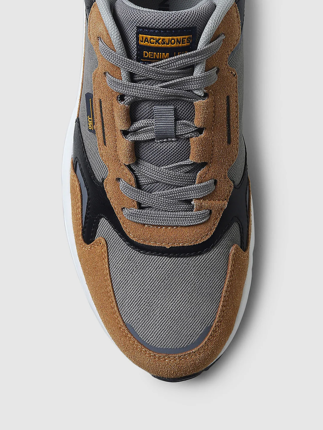 Brown Colourblocked Sneakers - Image 7