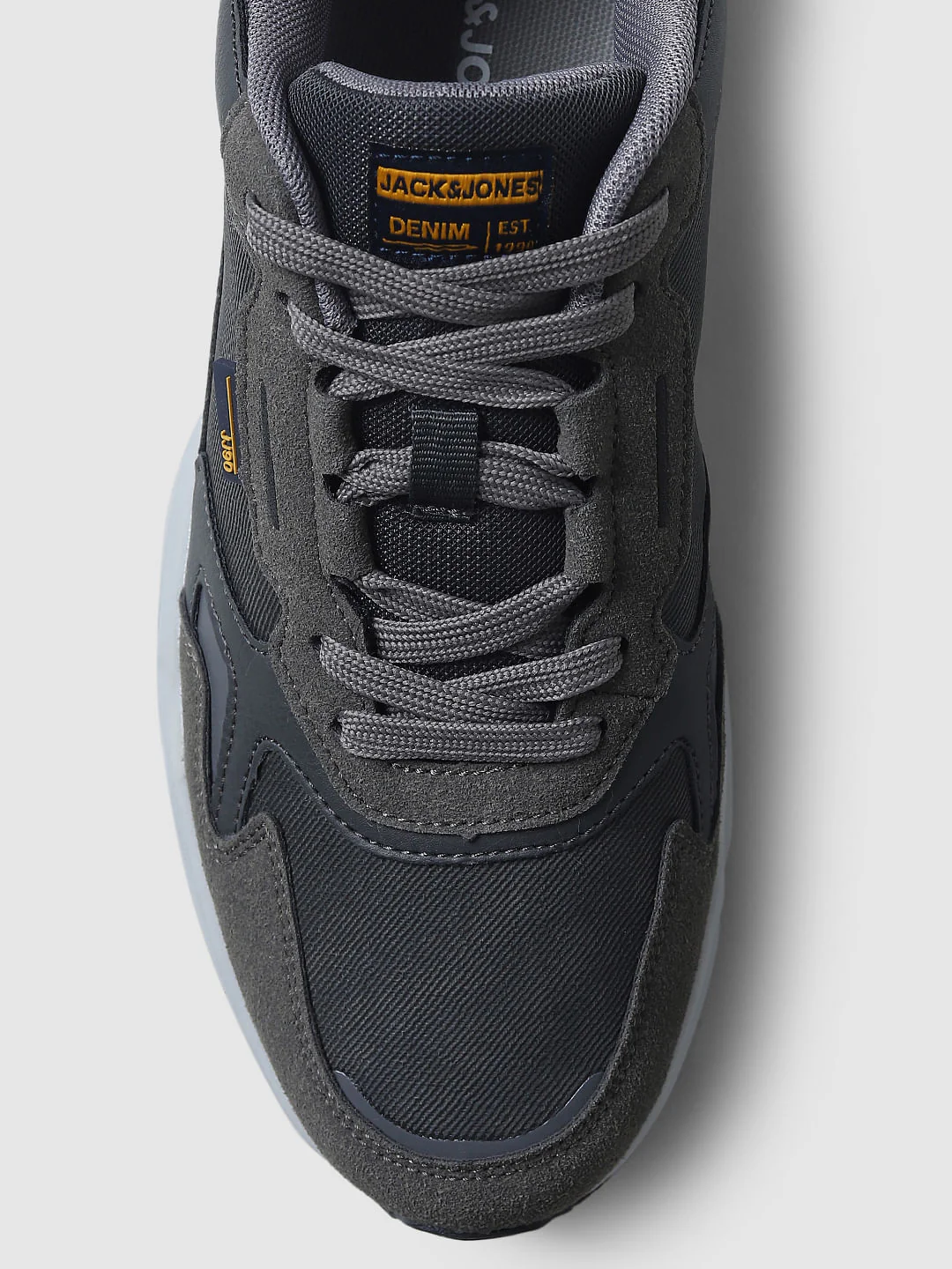 Grey Colourblocked Sneakers - Image 7