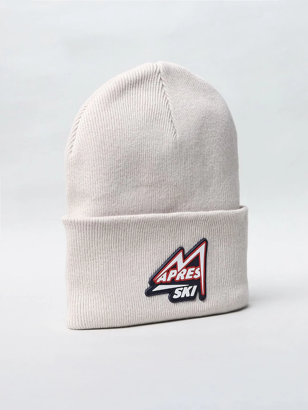 BEIGE GRAPHIC PRINT BEANIE - Image 3