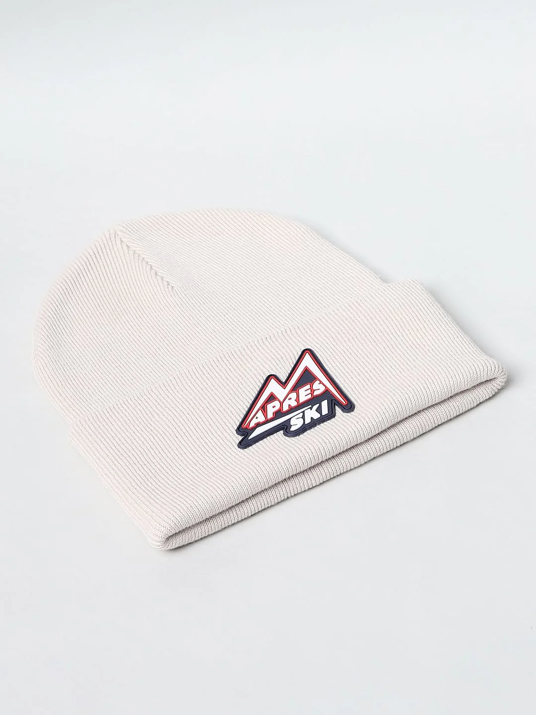 BEIGE GRAPHIC PRINT BEANIE - Image 4
